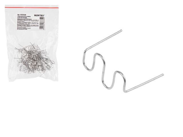 Скоба плоская 0,6 мм WORTEX для WG 7001, WG 7002 100шт. в уп.