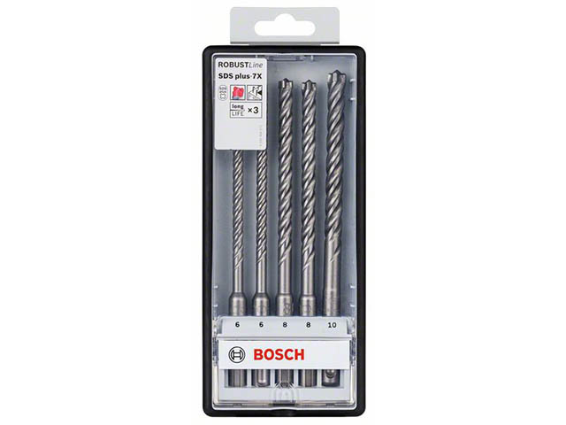 Набор сверл SDS-plus-7X (5шт) BOSCH