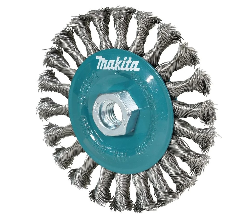 Щетка д/шлиф.маш. проволочная дисковая 125 мм MAKITA