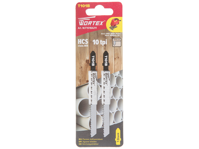 Пилка лобз. по дереву T101B (2 шт.) WORTEX
