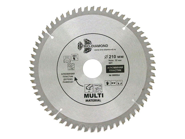 Диск пильный 190х20/30 мм 64 зуб. универсальный  Multi Material