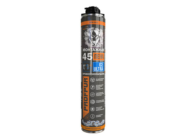 Пена монтажная професс. зимняя PROFPUR ICE ultra (750мл)