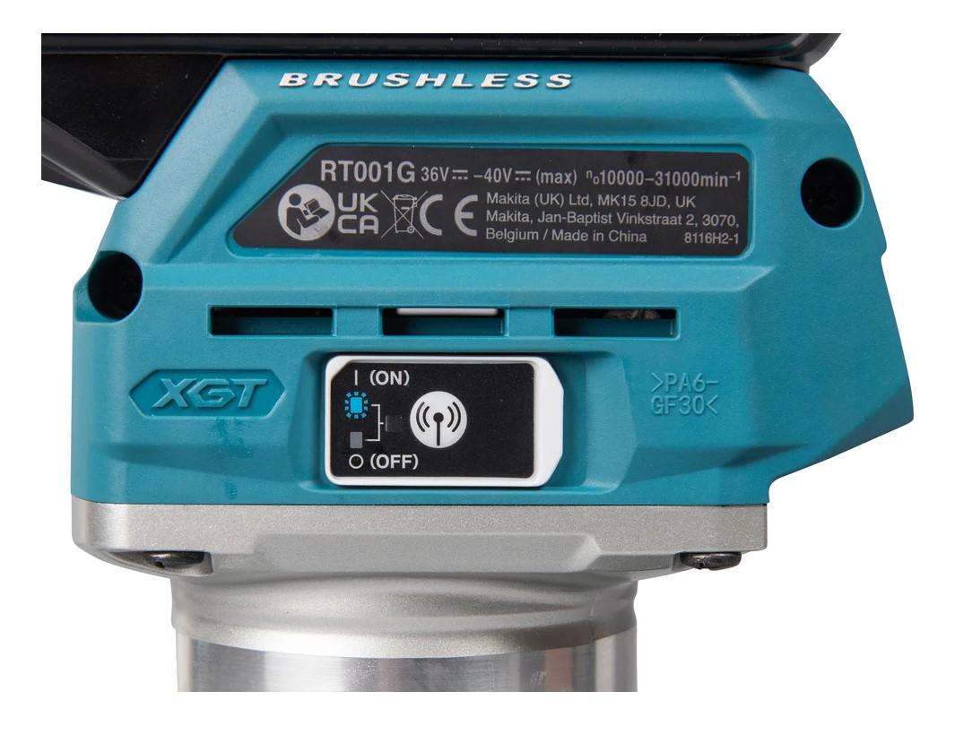 Аккум. фрезер кромочный MAKITA RT001GZ19 MAKPAC