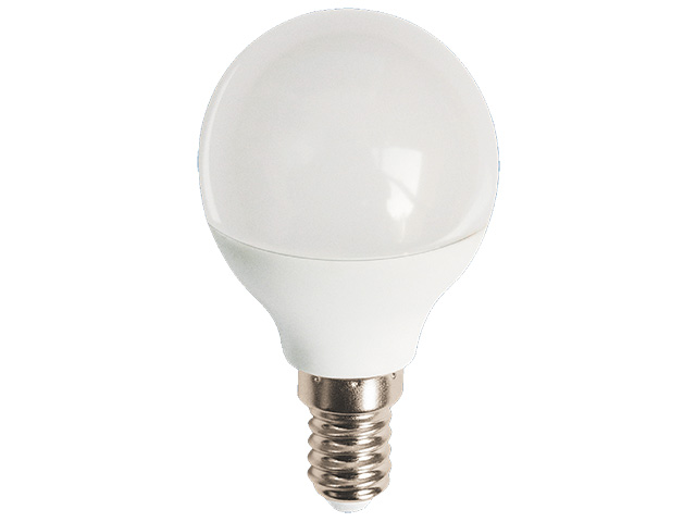 Лампа светодиодная G45 ШАР 8Вт PLED-LX 220-240В Е14 5000К JAZZWAY