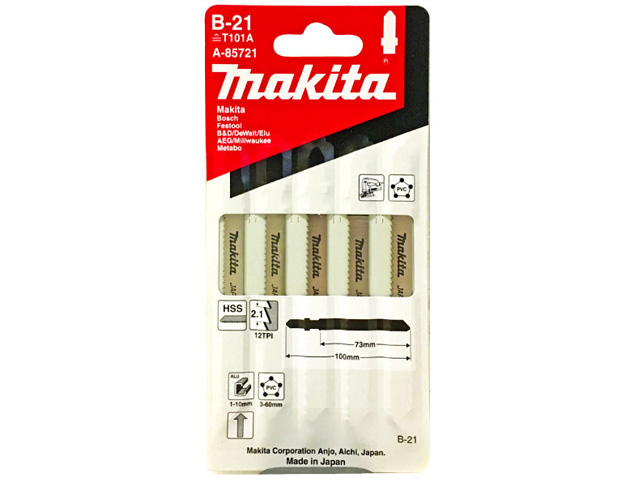 Пилка лобз. по пластику B-21 (5 шт.) MAKITA